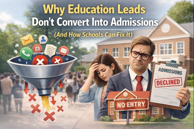 Why Education Leads Don’t Convert Into Admissions (And How Schools Can Fix It)
