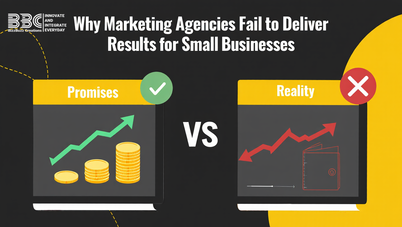 Why Marketing Agencies Fail to Deliver Results for Small Businesses (And How to Avoid Becoming the Next Victim)