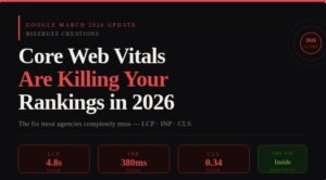 Core Web Vitals Are Killing Your Rankings in 2026