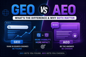 GEO vs AEO whats difference